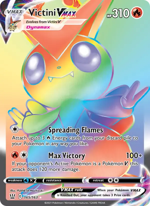 Victini VMAX #165 — Battle Styles