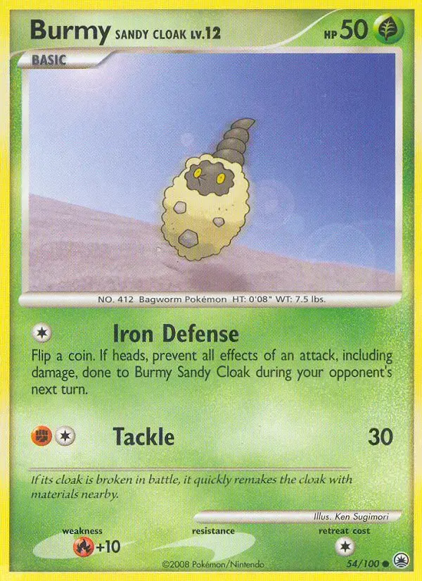 Burmy Sandy Cloak #54 — Majestic Dawn