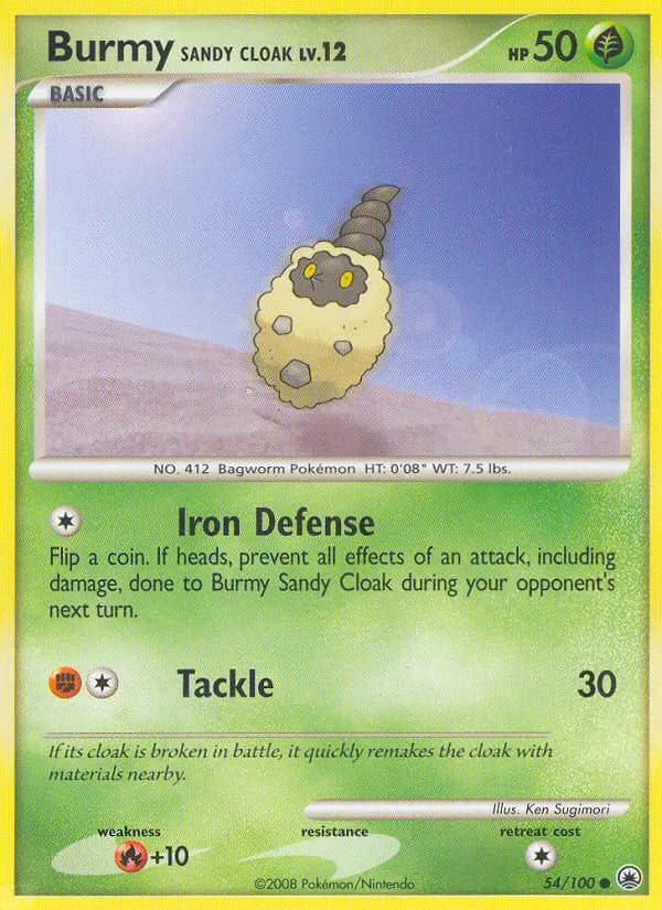 Burmy Sandy Cloak #54 — Majestic Dawn