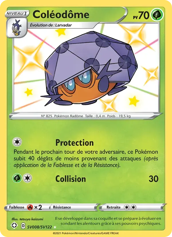 Carte Pokémon Coléodôme #SV008 — Destinées Radieuses