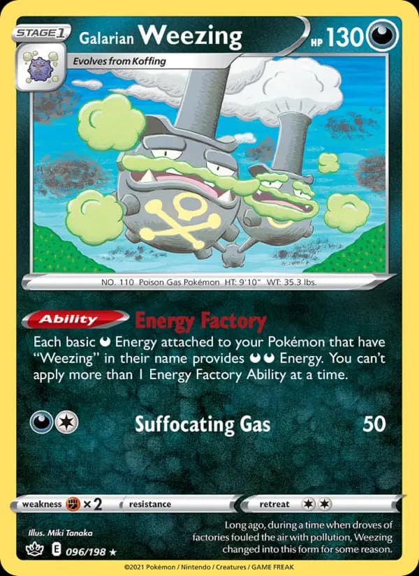 Galarian Weezing #96 — Chilling Reign