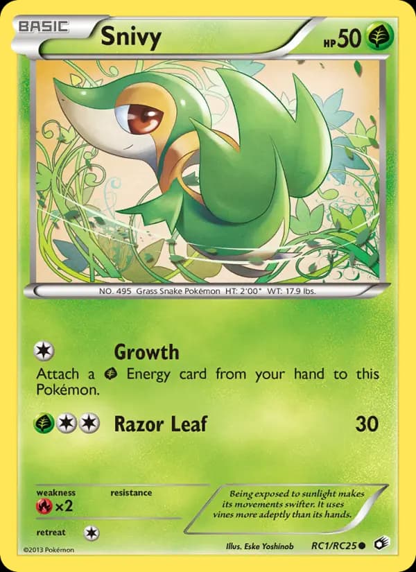 Snivy #RC1 — Legendary Treasures