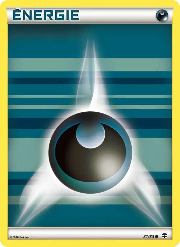 Carte Pokémon Énergie Darkness de base #81 — Générations