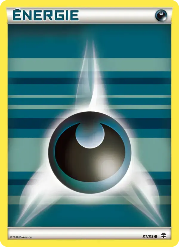 Carte Pokémon Énergie Darkness de base #81 — Générations