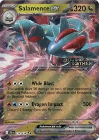 Salamence ex #114 Stamp — Journey Together
