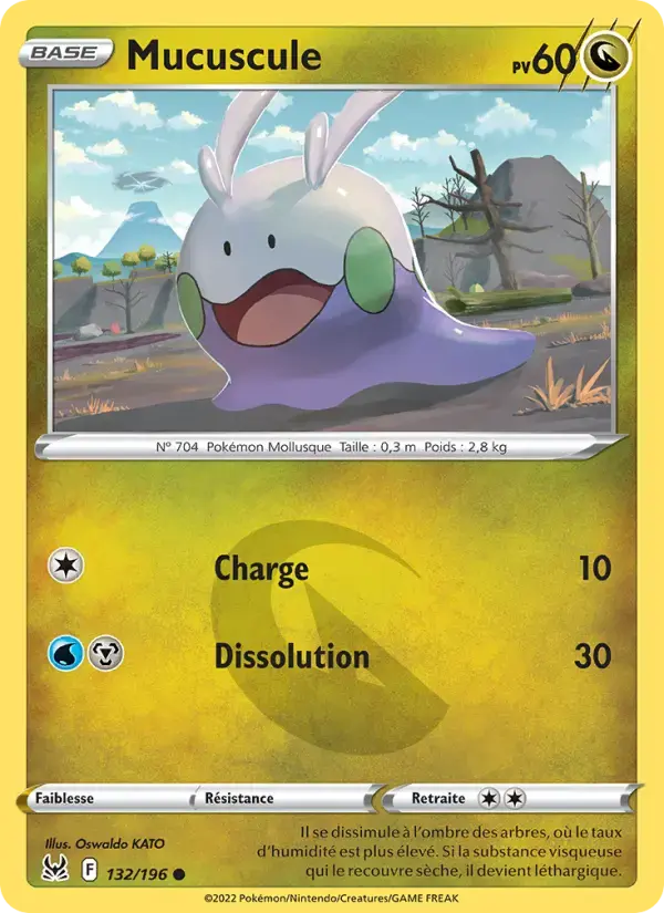 Carte Pokémon Mucuscule #132 — Origine Perdue
