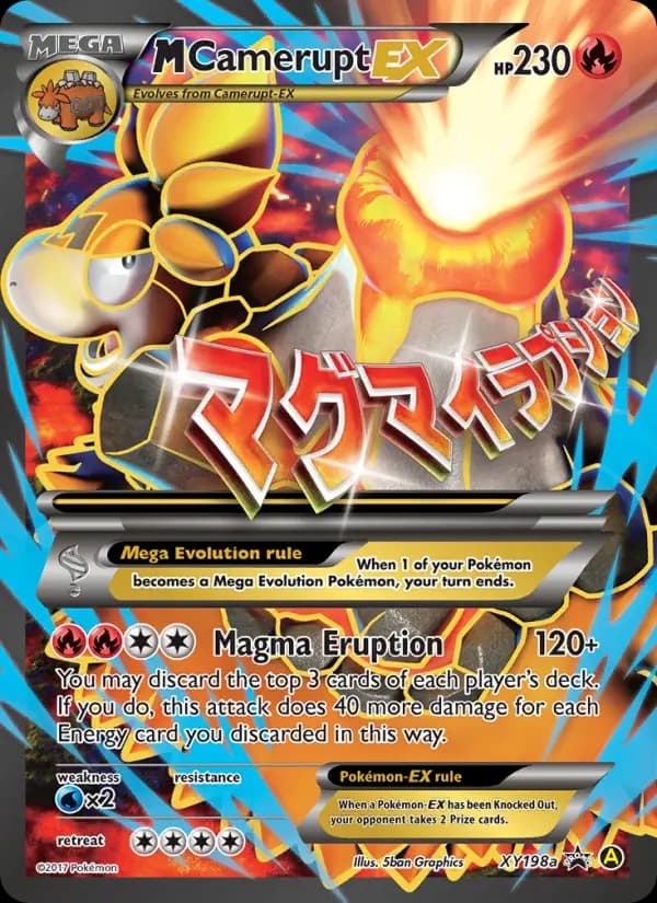 M Camerupt-EX #XY198a — XY Promos