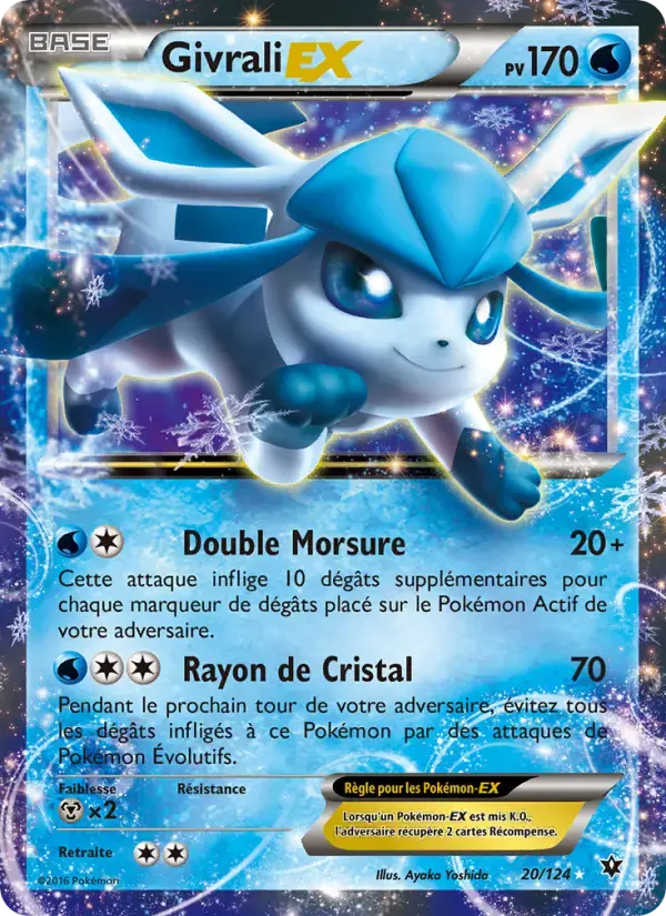 Carte Pokémon Givrali EX #20 — Impact des Destins