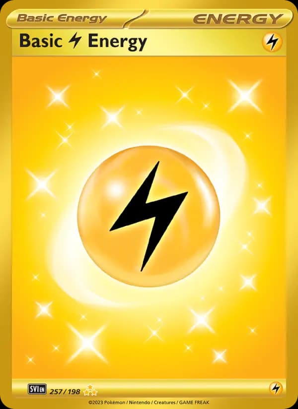 Basic Lightning Energy #257 — Scarlet & Violet