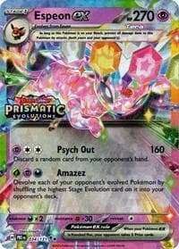 Espeon ex #034 Stamp — Prismatic Evolutions