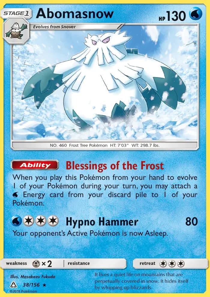 Abomasnow #38 — Ultra Prism