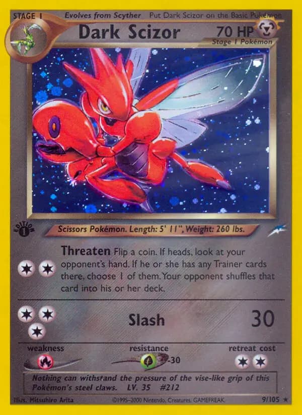 Dark Scizor #9 — Neo Destiny