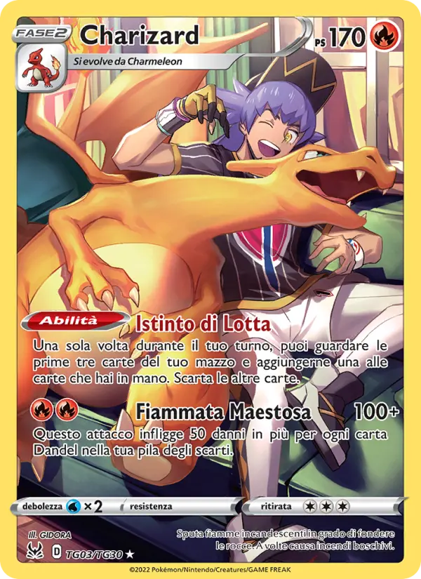 Carte Pokémon Dracaufeu #TG03 — Origine Perdue