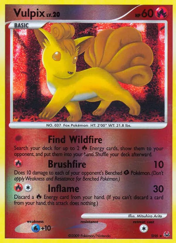 Vulpix #SH6 — Platinum