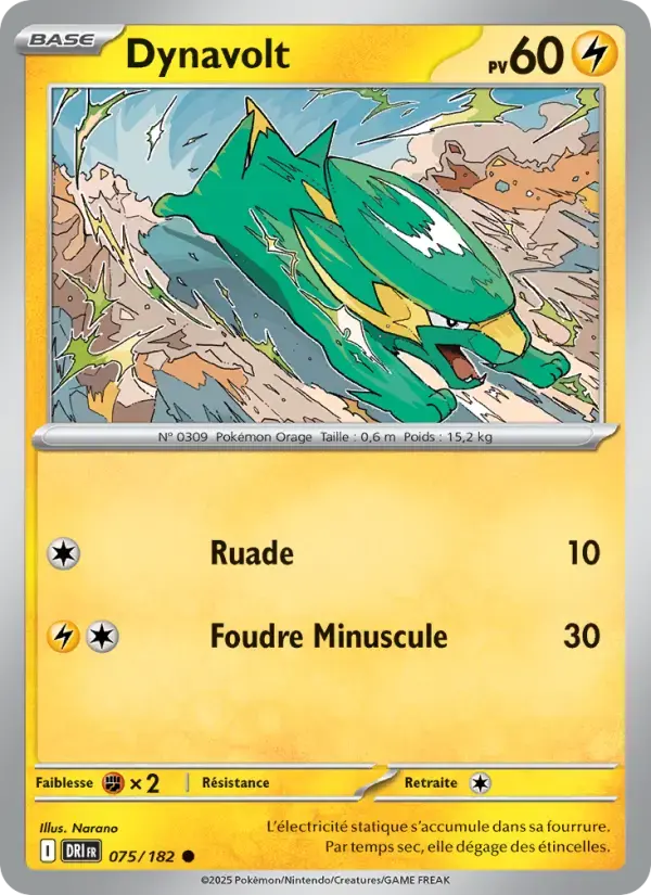 Carte Pokémon Dynavolt #075 — Rivalités Destinées