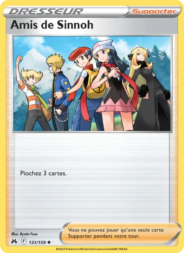 Carte Pokémon Amis de Sinnoh #131 — Zénith Suprême