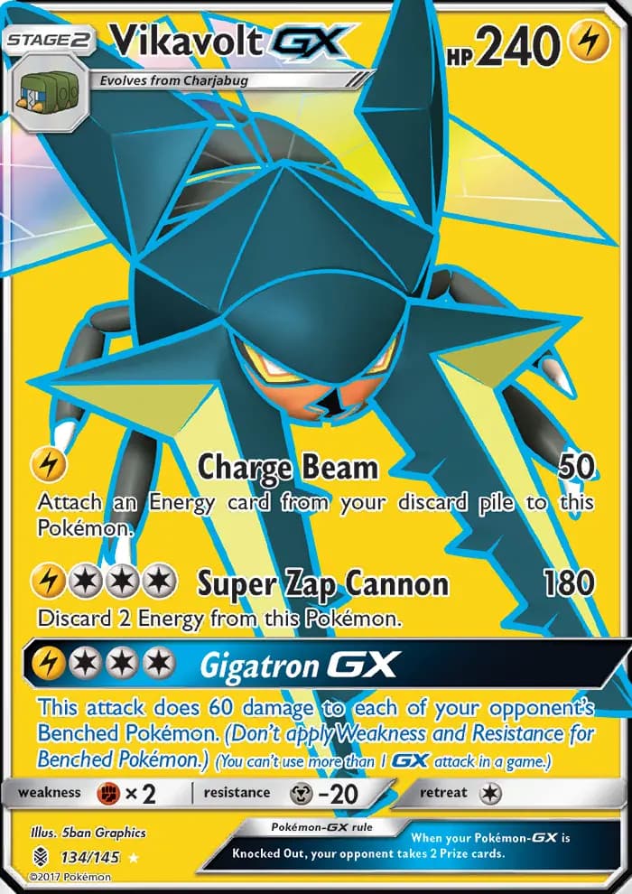 Vikavolt GX #134 — Guardians Rising