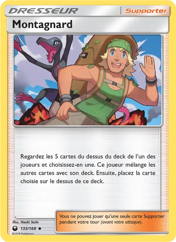 Carte Pokémon Montagnard #133 — Tempête Céleste