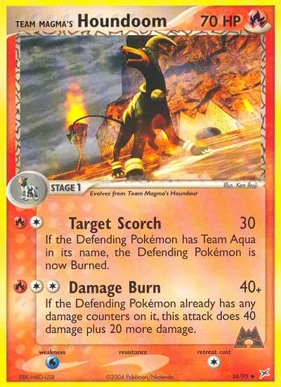 Team Magma's Houndoom #34 — Team Magma vs Team Aqua