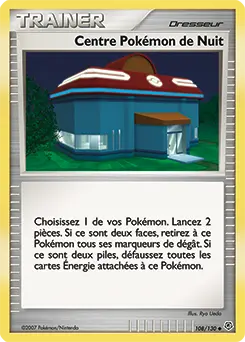Carte Pokémon Centre Pokémon de Nuit #108 — Diamant et Perle