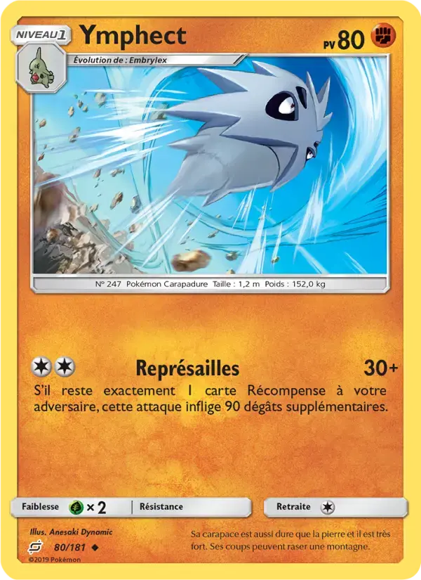 Carte Pokémon Ymphect #80 — Duo de Choc