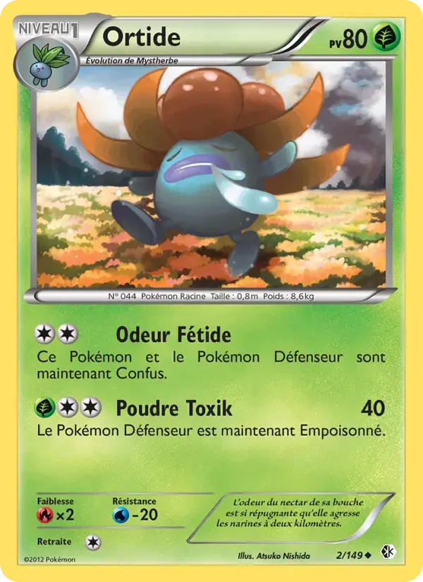 Carte Pokémon Ortide #2 — Frontières Franchies