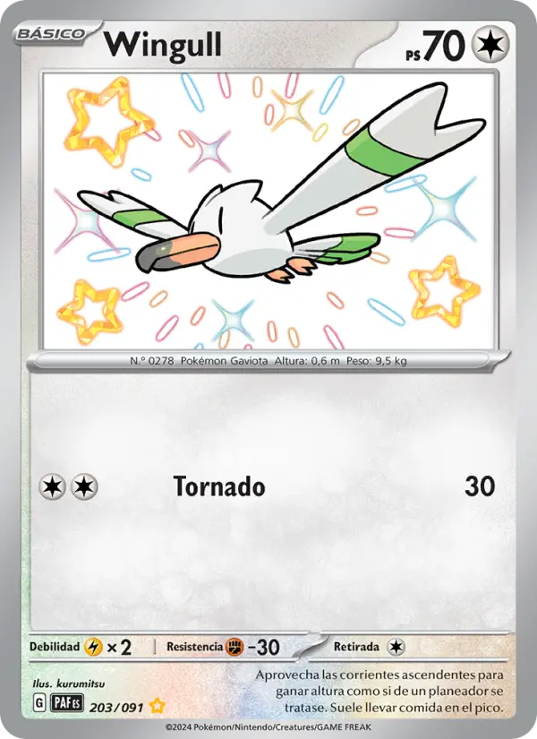 Carte Pokémon Goélise #203 — Destinées de Paldea