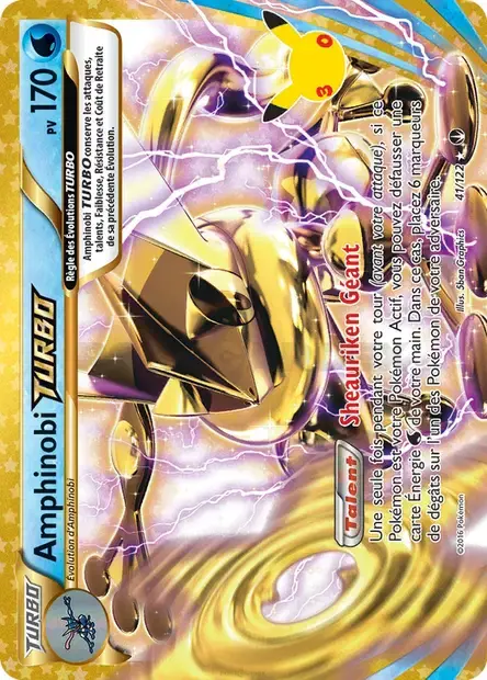Carte Pokémon Amphinobi TURBO #41/122 — 30ᵉ Anniversaire