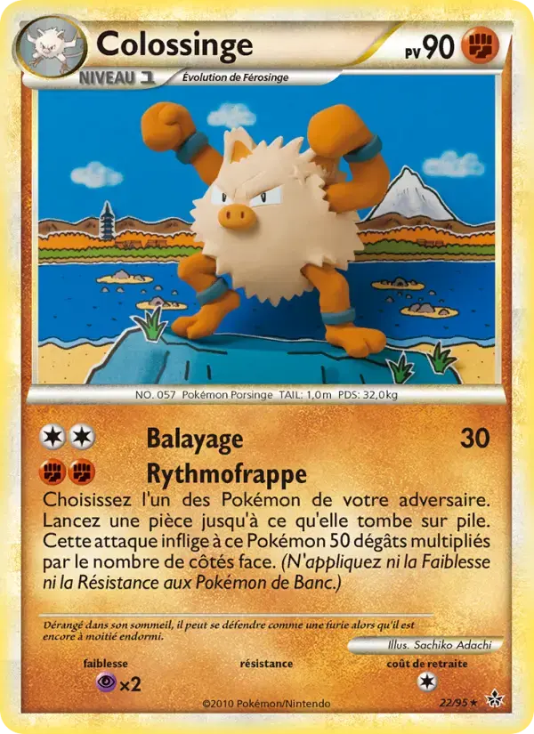 Carte Pokémon Colossinge #22 — Déchaînement