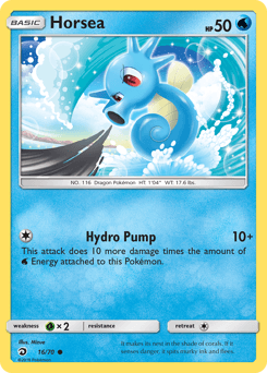Carte Pokémon Hypotrempe #16 — Majesté des Dragons