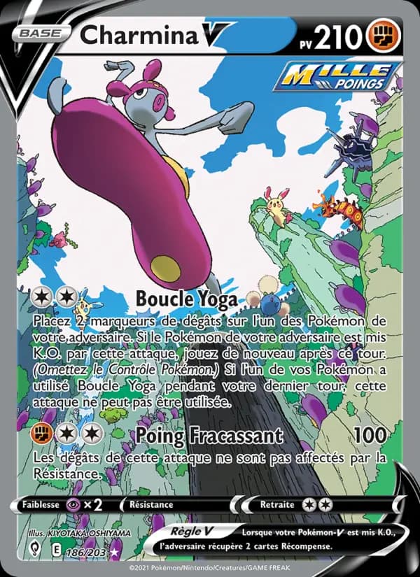 Carte Pokémon Charmina V #186 — Évolution Céleste