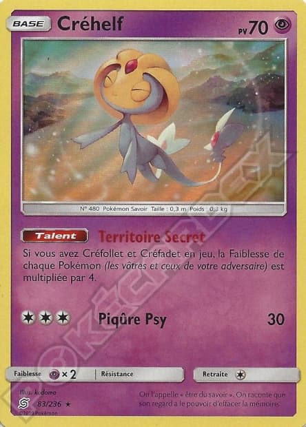 Carte Pokémon Créhelf #83 — Harmonie des Esprits