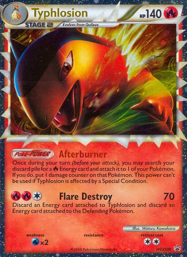 Carte Pokémon Typhlosion #HGSS09 — Promos HeartGold SoulSilver