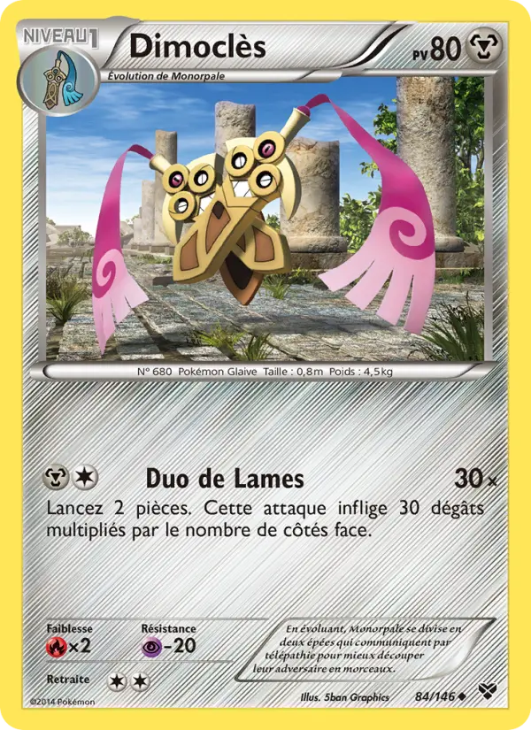 Carte Pokémon Dimoclès #84 — XY