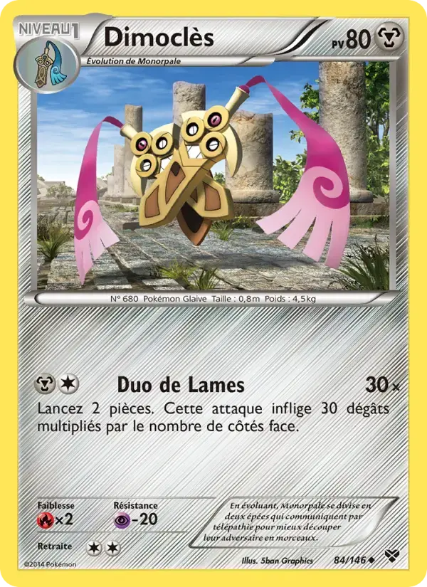 Carte Pokémon Dimoclès #84 — XY
