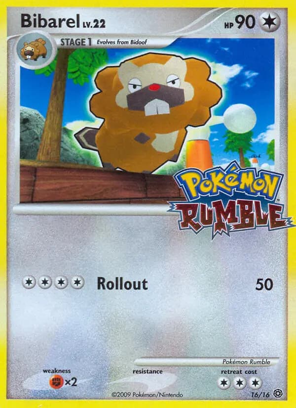 Bibarel #16 — Pokémon Rumble