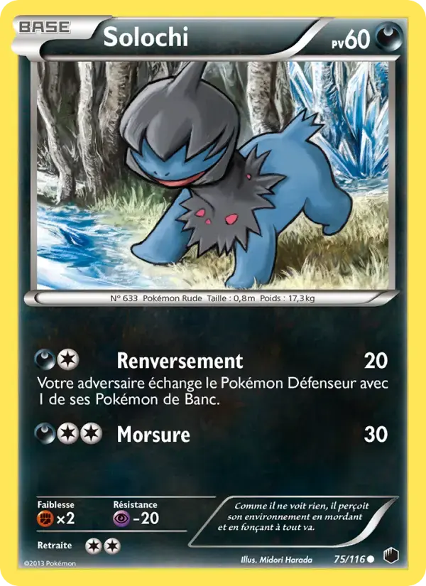 Carte Pokémon Solochi #75 — Glaciation Plasma