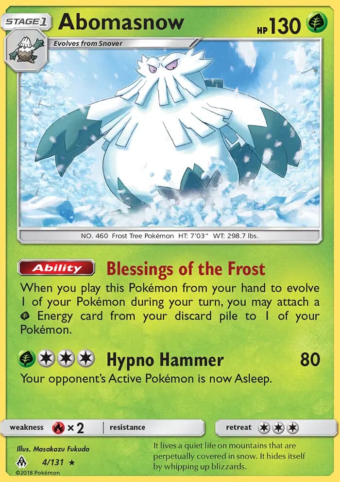 Abomasnow #4 — Forbidden Light