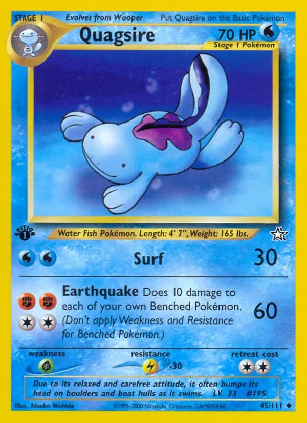 Quagsire #45 — Neo Genesis