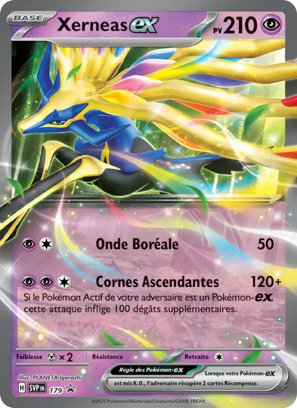 Carte Pokémon Xerneas-ex #179 — Promos Écarlate et Violet