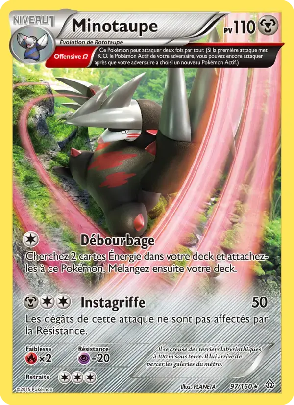 Carte Pokémon Minotaupe #97 — Primo-Choc