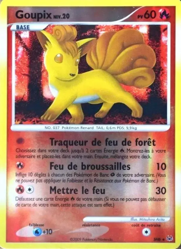Carte Pokémon Goupix #SH6 — Platine