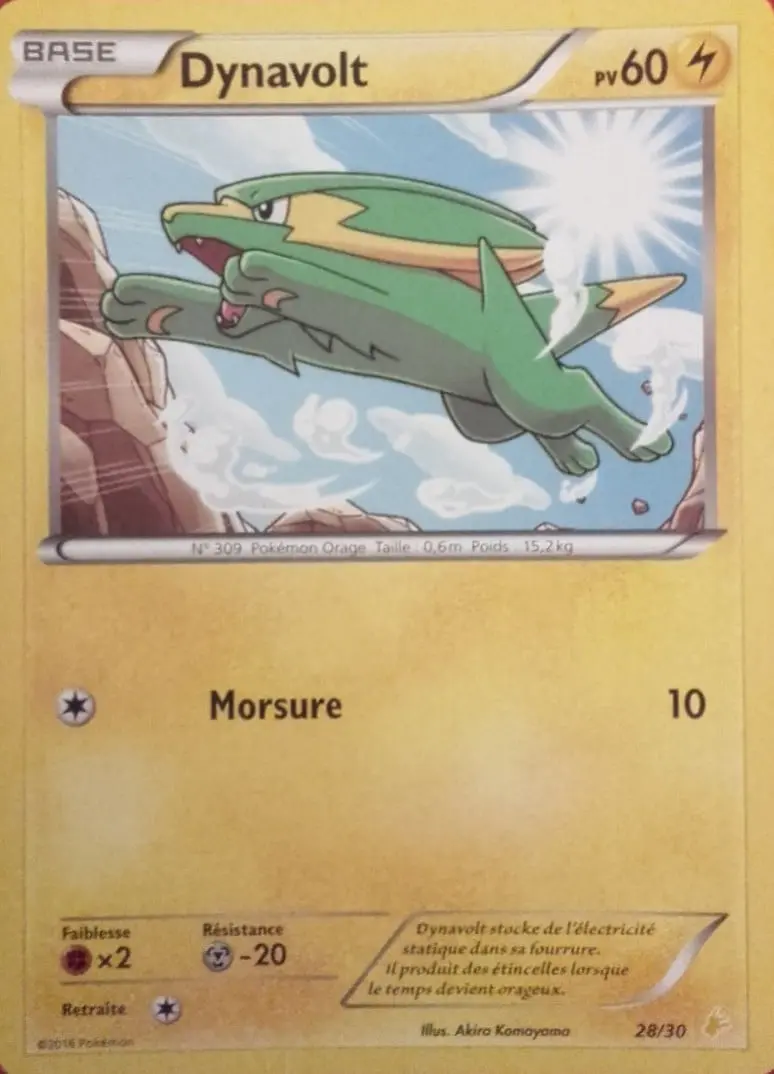 Electrike #28 — XY Trainer Kit (Pikachu Libre)