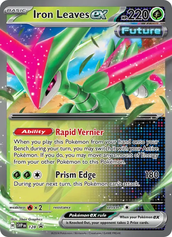 Iron Leaves ex #128 — Scarlet & Violet Promos