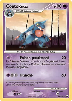 Carte Pokémon Coatox #31 — Aube Majestueuse