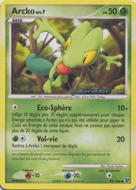 Carte Pokémon Arcko #90 — Grands Envols