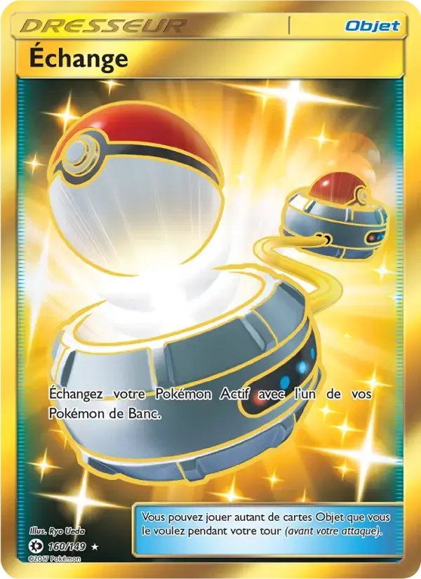 Carte Pokémon Échange #160 — Soleil et Lune