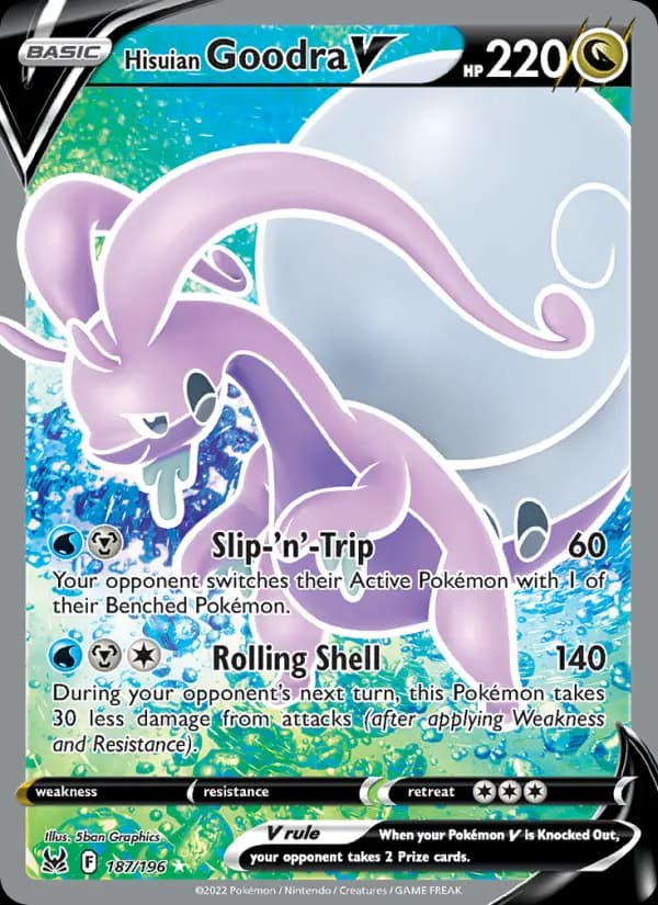 Hisuian Goodra V #187 — Lost Origin