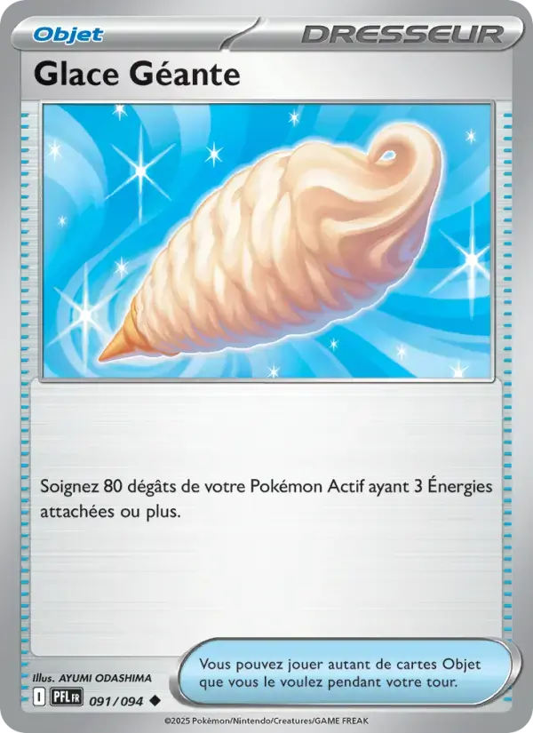 Carte Pokémon Glace Géante #091 — Flammes Fantasmagoriques