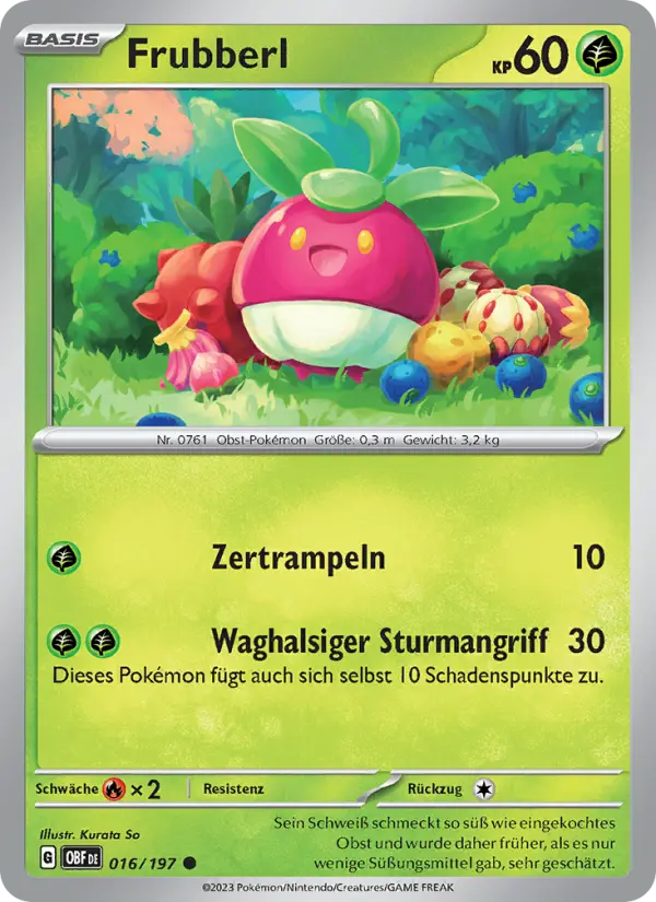 Carte Pokémon Croquine #016 — Flammes Obsidiennes